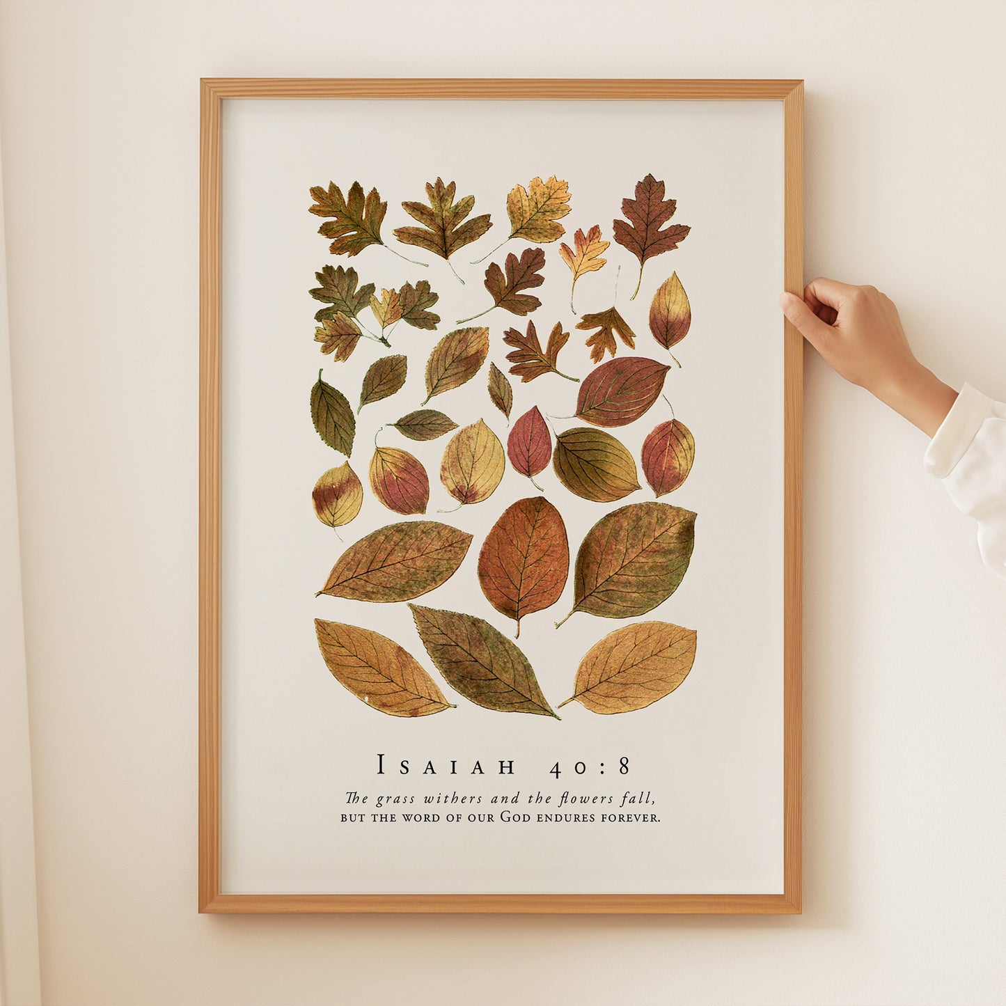 His Word Endures Fall Print