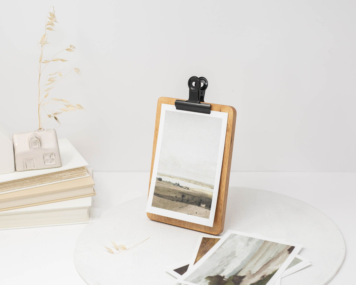 Standalone Wooden Clipboard