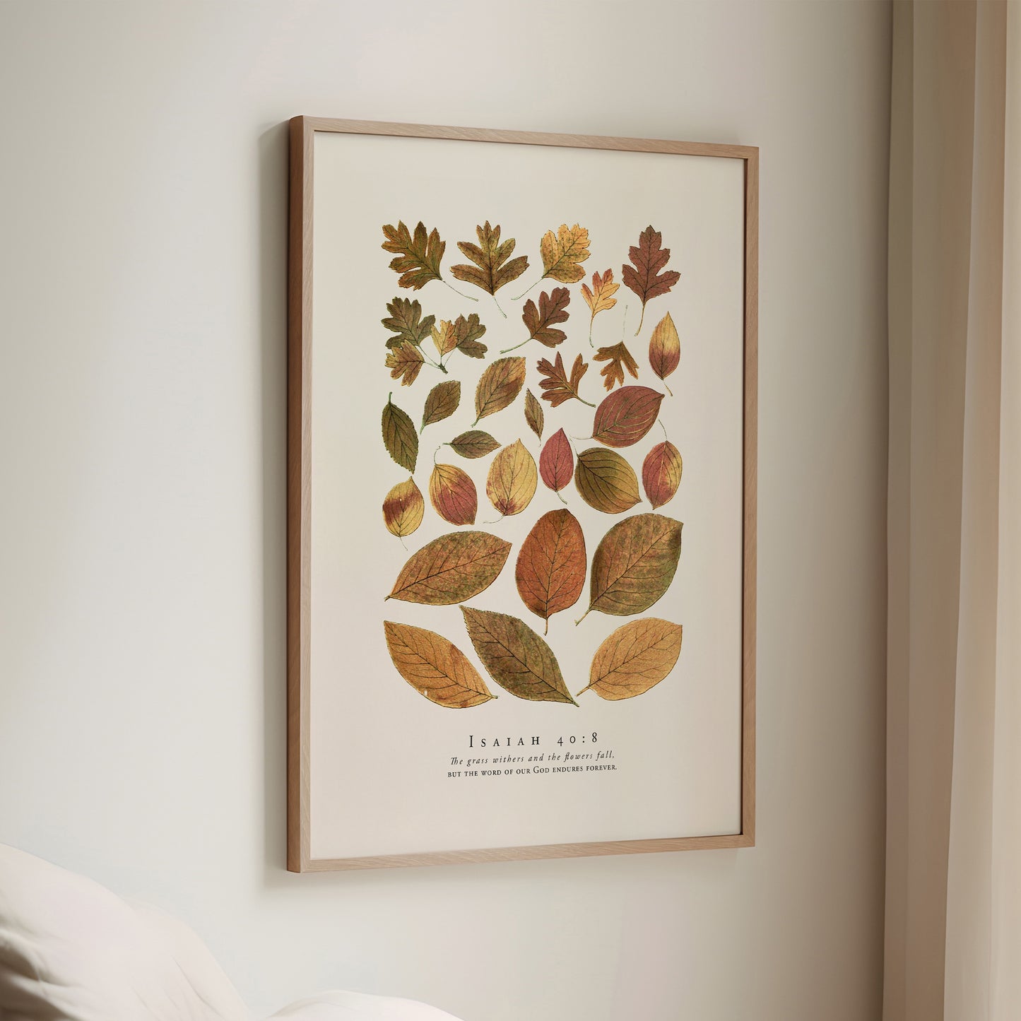 His Word Endures Fall Print