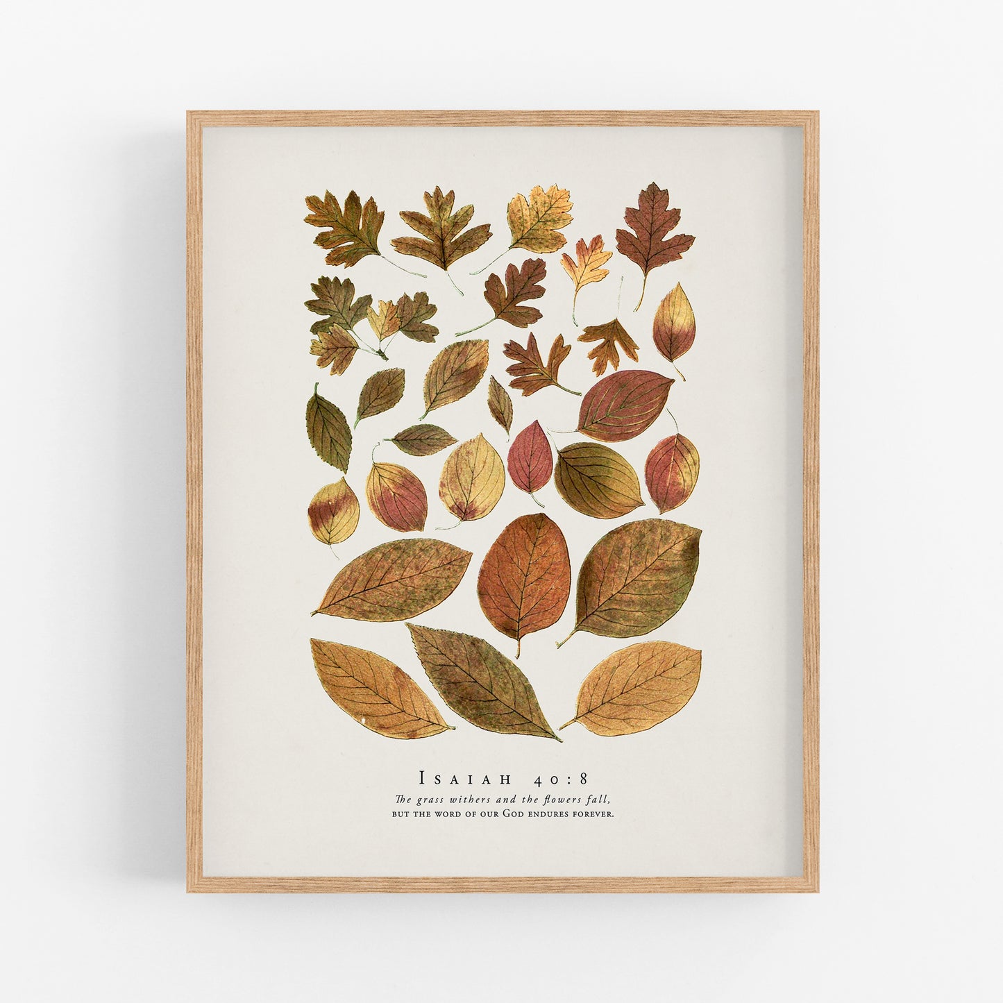 His Word Endures Fall Print