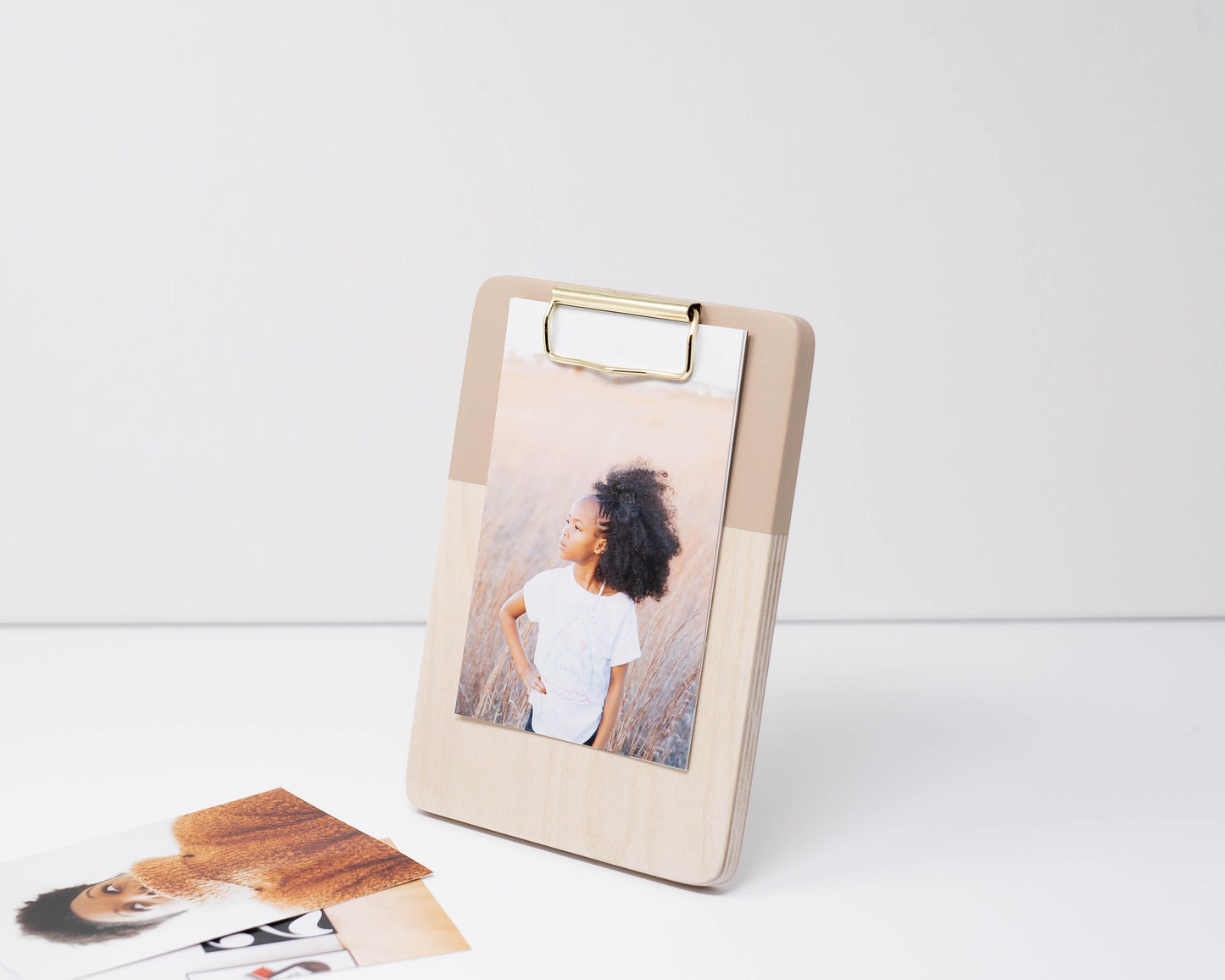 Standalone Wooden Clipboard