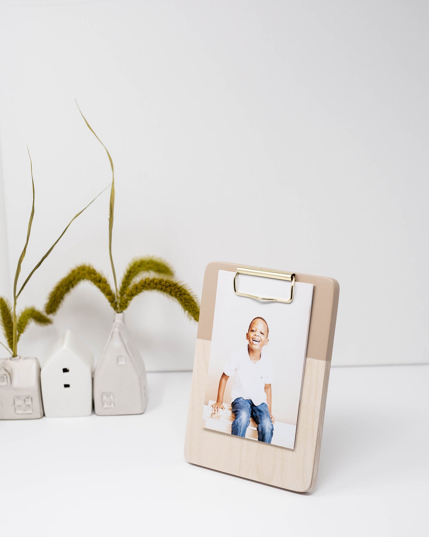 Standalone Wooden Clipboard