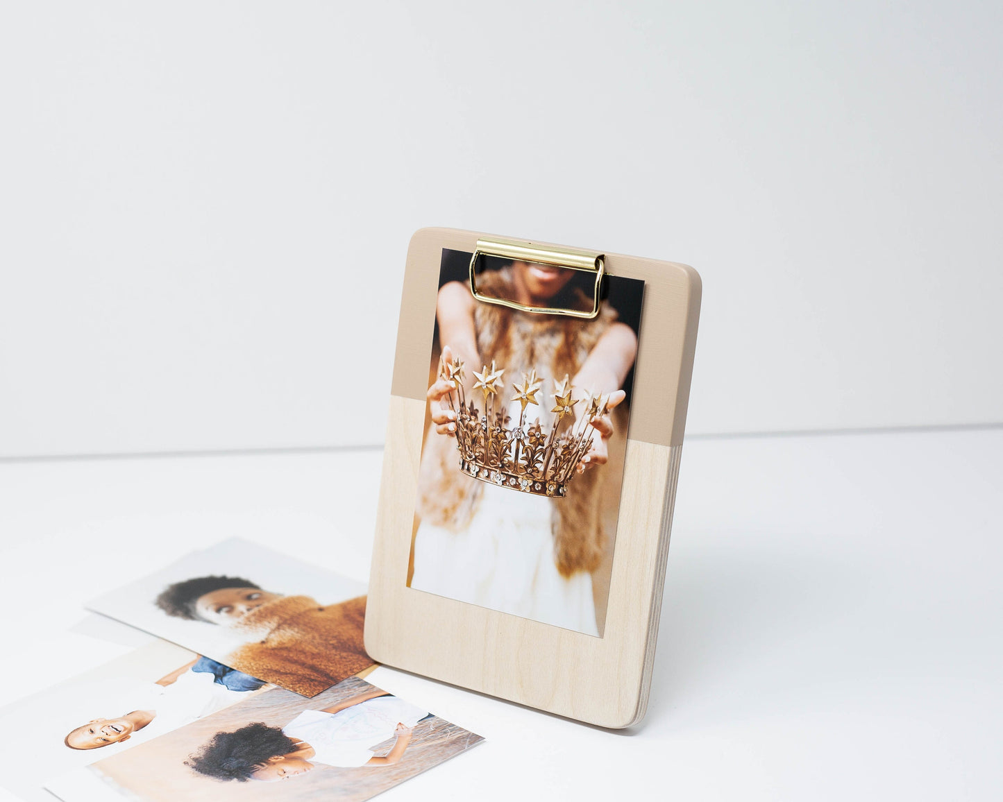 Standalone Wooden Clipboard