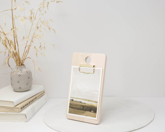 Hand Painted Standalone Clipboard | Barely Blush