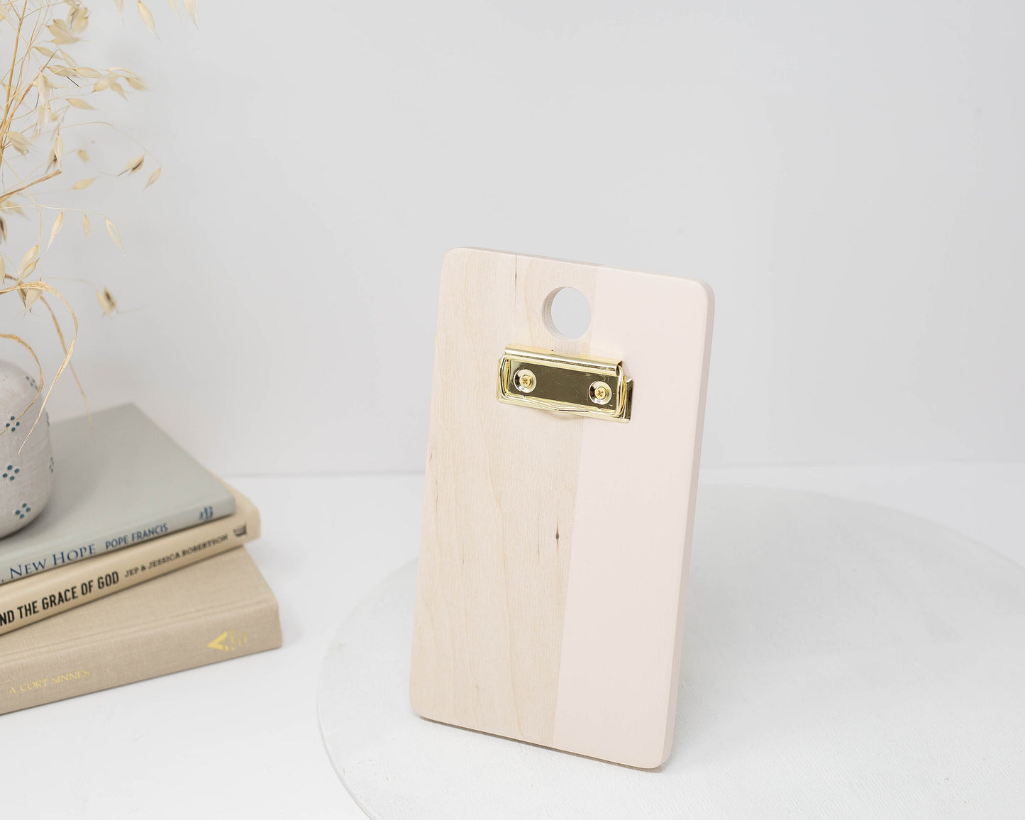 Hand Painted Standalone Clipboard | Barely Blush