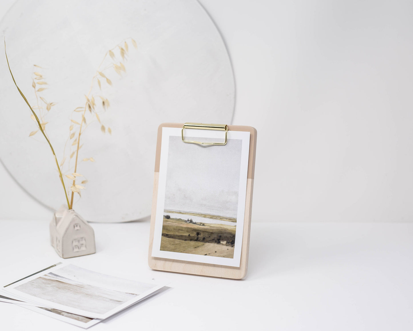 Standalone Wooden Clipboard