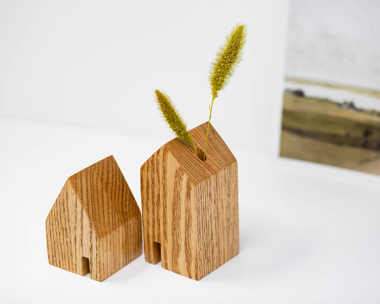 Oak Dry Bud Vase Set