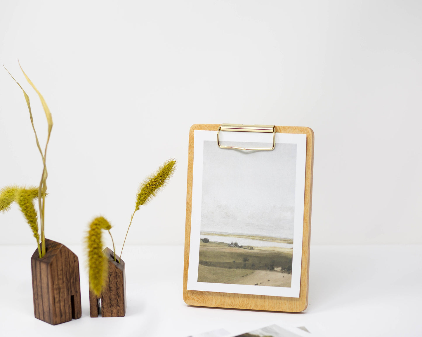 Standalone Wooden Clipboard