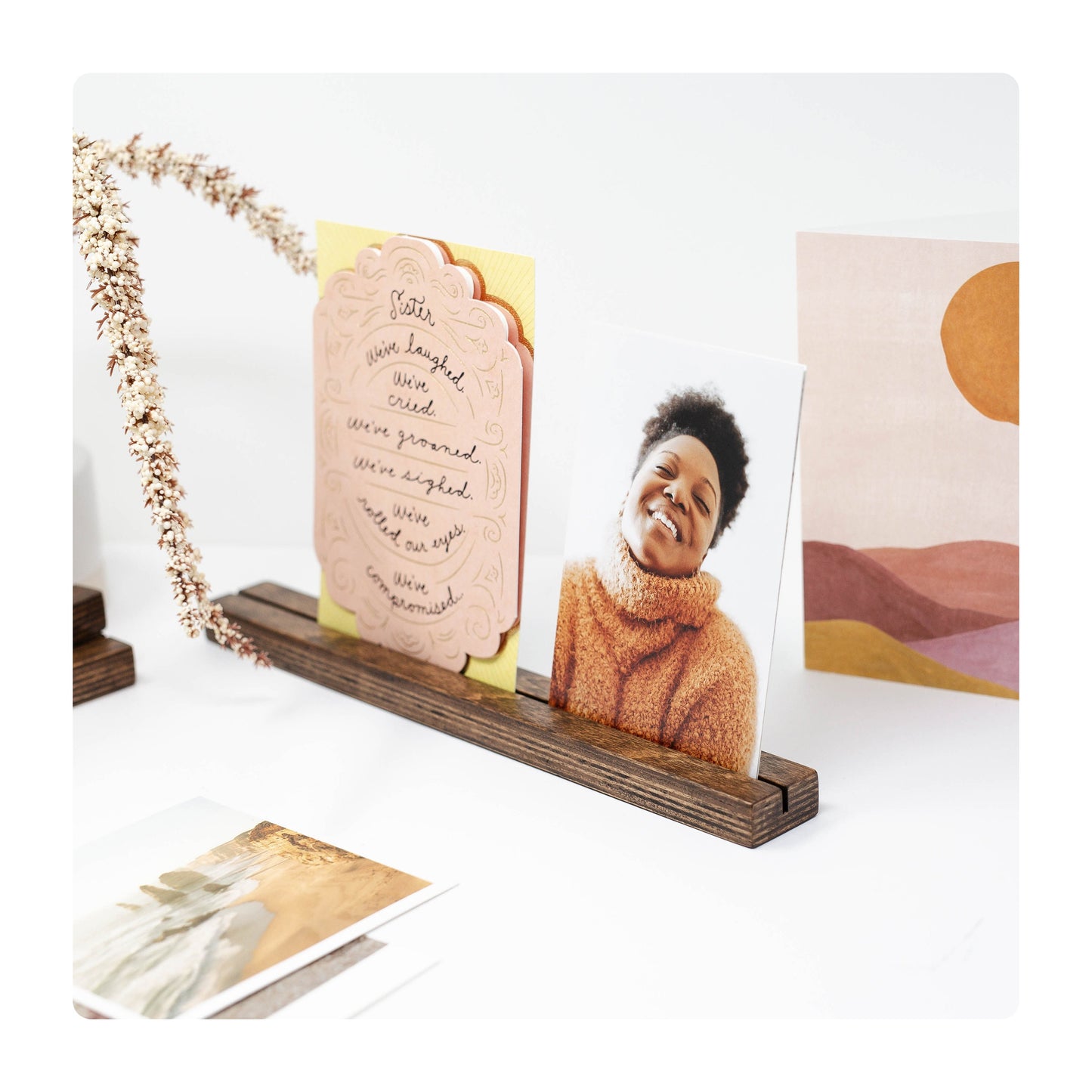 Wooden Place Card Holder